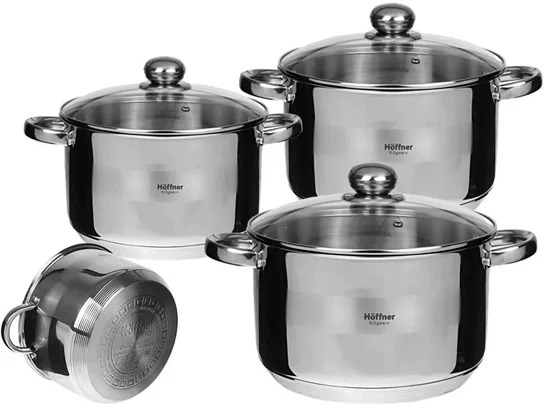 zestaw garnków hf 4486 zestaw garnków hf 4486
